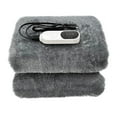 thumbnail image 1 of Portable Heated Car Blanket with 9 Heat Levels & Auto-Off Timer, Long Plush Fast-Heating Throw for Car Truck SUV RV or Camping, Two Size Options, 1 of 7