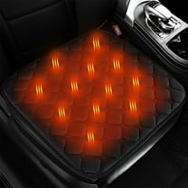 Portable Heated Car Seat Cushion with USB Heating Pad and Ventilation,Intelligent Temperature Control for Winter Driving Relaxed and Safety,Easy Installation