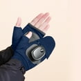 thumbnail image 1 of Portable Heated Gloves, 3-Second Instant Smart Thermostatic Electric Rechargeable Heated Fingerless Gloves for Women Men with Digital Display, Work, Cycling, Skiing, Outdoor, Snow Blue Free, 1 of 3