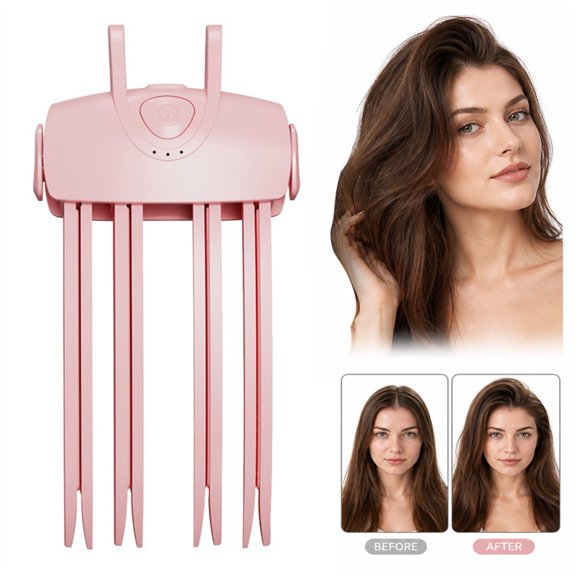 Portable Heated Root Volumizer Hair Clip,Wireless Heated Volumizing Root Lift Clip,Rechargeable Crown Lifting Styler For Flat Fine Hair, Travel Hair Styling Tool