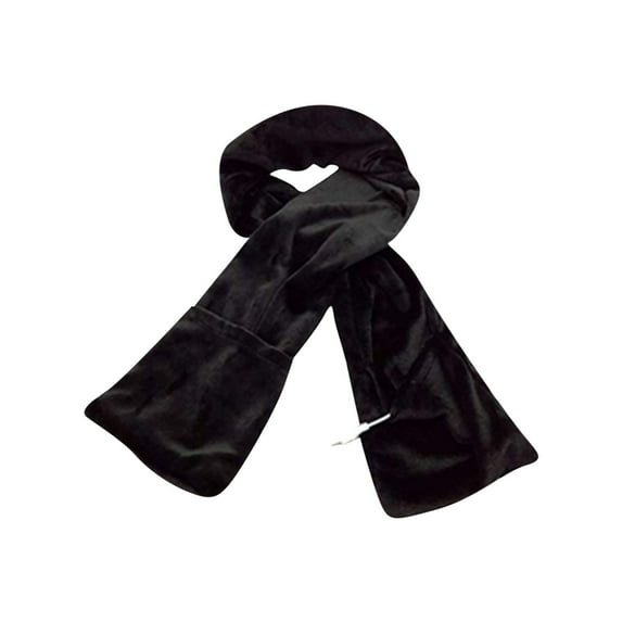 Portable Heated Scarf Fast Heating Warm Scarf USB Powered Soft Breathable Fabric Neck Heat Pad for Winter Indoor Outdoor Activities