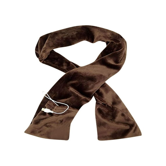 Portable Heated Scarf Fast Heating Warm Scarf USB Powered Soft Breathable Fabric Neck Heat Pad for Winter Indoor Outdoor Activities