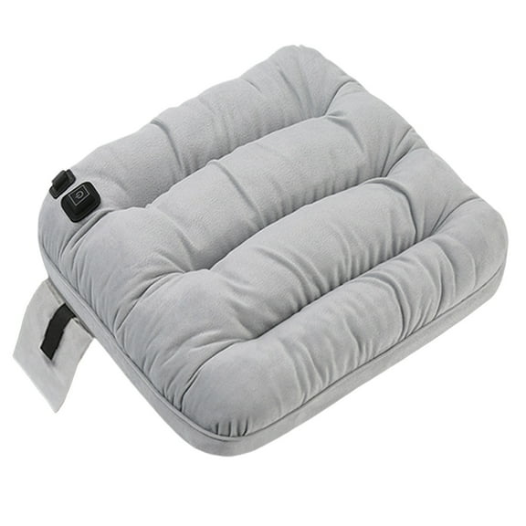 Portable Heated Seat Cushion with USB, Foldable Heating Chair Pad for Office, Home, Stadium, Outdoor, Camping, Wheelchair – Lightweight & Easy to Carry - 17x17 inch