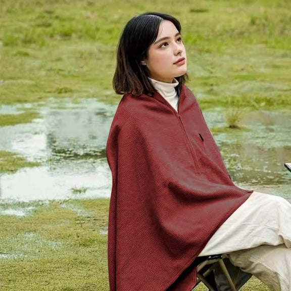 Portable Heated Shawl Heated Shawl Wraps for Women USB Heated Blanket Soft Warm Heating Scarf Cold Weather Winter Scarf USB Electric Blanket