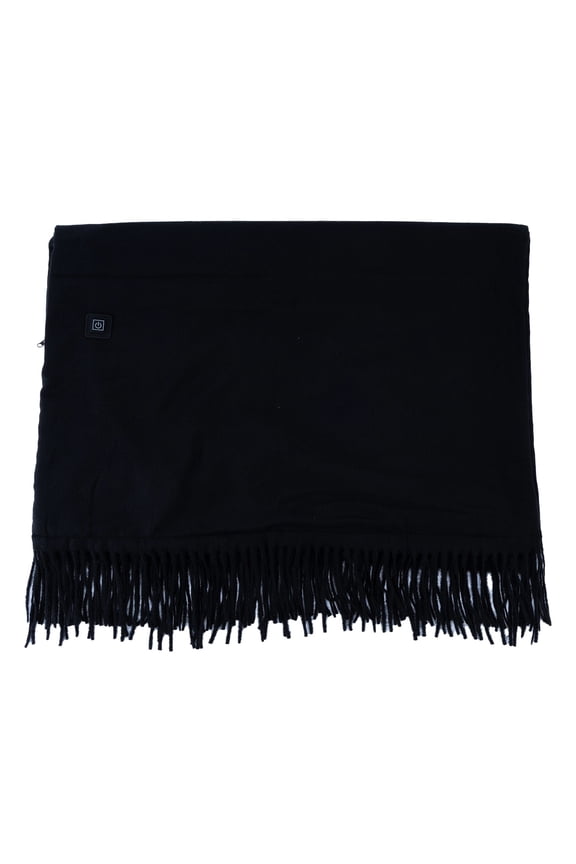 Portable Heated Shawl for Women, USB Powered 78.7"x27.5" Electric Heating Wrap with Zipper & 3 Heat Levels - Wearable Blanket Scarf for Winter, Home, Office, and Travel