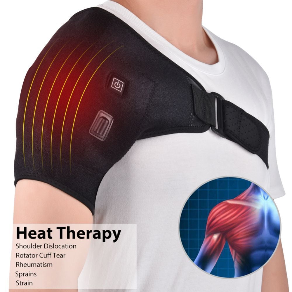Heating Pad for Neck and Shoulder, Electric Neck Massager for Pain Relief,  Portable Heating Pad for Knee, Heating and Vibration - AliExpress