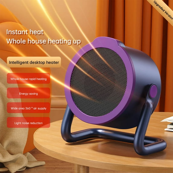 Portable Heater under $5! Cagogo 2025 Compact Desktop Heater, Rapid Heating Personal Warmer, Efficient Home Office Heater, Portable Dorm Room Heater, Energy Saving Electric Heater, Small Space