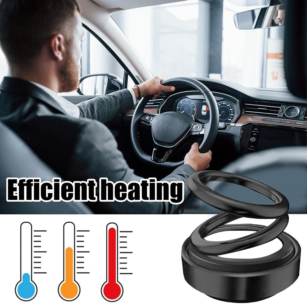 Portable Heater Solar Rotating Decorative Car Portable Micro Vibrating