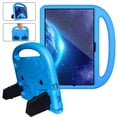 thumbnail image 1 of Portable Heavy Duty Case for Samsung Galaxy Tab A8 10.5" (SM-X200/X205) 2022, EVA Shockproof Armor Military Grade Lens Protection Case with Kids Friendly Handle Foldable Stand Bracket Case, Blue, 1 of 7