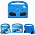 thumbnail image 1 of Portable Heavy Duty Kids Case for Lenovo Tab M9 2023, EVA Shockproof Armor Military Grade Lens Protection Case with Kids Friendly Handle Foldable Stand Bracket Case,Blue, 1 of 6