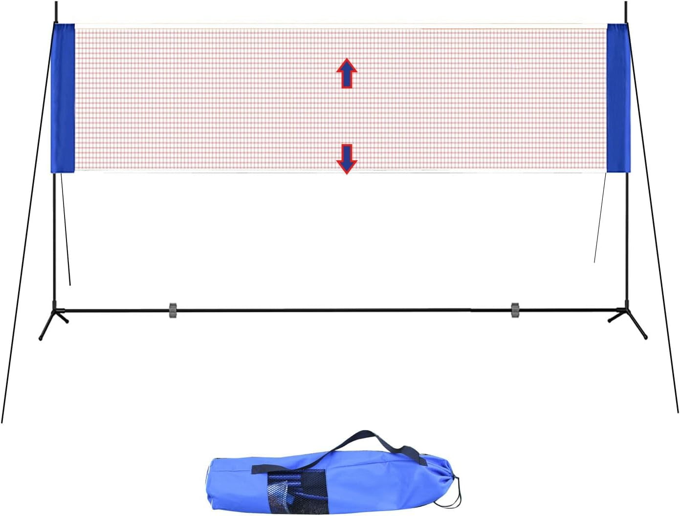 Strong Camel Badminton Net Volleyball Tennis Portable Net W Stand For Family Sport 20x2 5