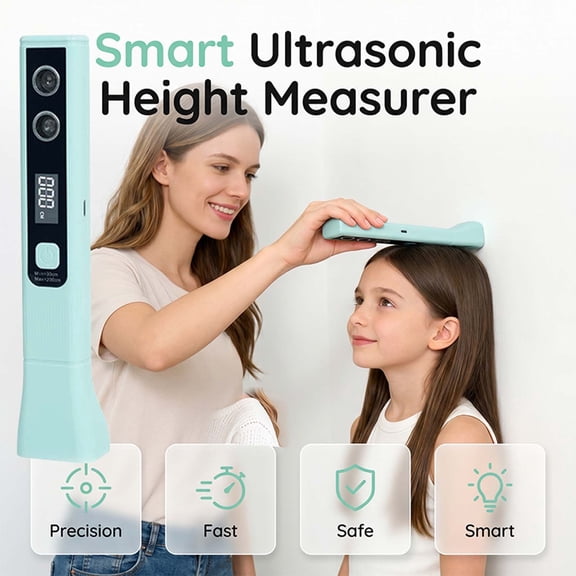 Portable Height Measuring Device, Electronic Height Ruler with Sensor Precision for Home