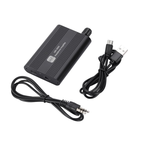 Portable HiFi Headphone Amp Headphone Amplifier 3.5mm Stereo Out With Switch Powered Dual-Output With 2-Level Boost