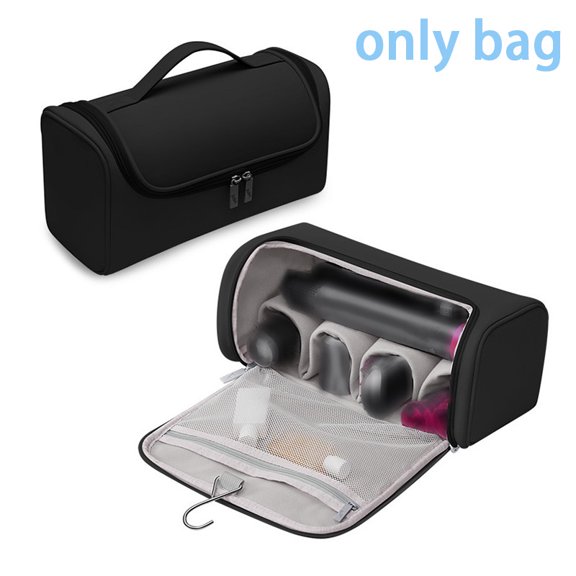 Portable Hideable Hanging Hook Hair Dryer Case Non-slip Hair Tools Storage Bag
