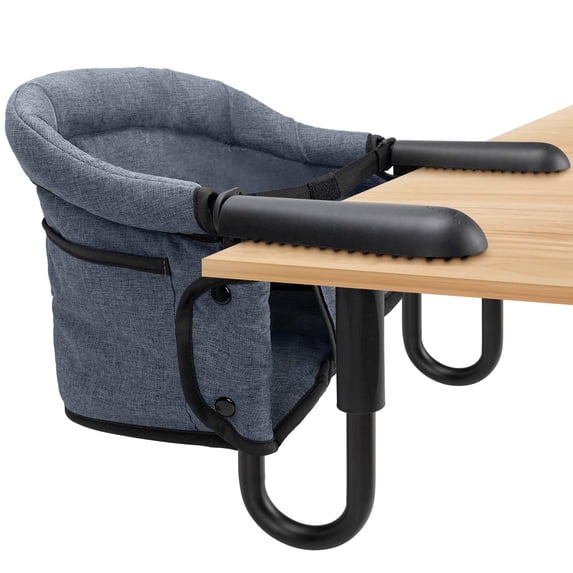Portable High Chair with Storage Bag - Clip-On Fast Table Chair for Home and Travel