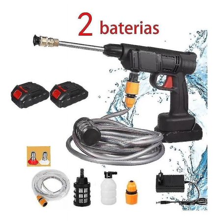 Portable High Pressure Washer + 2 Wireless Batteries
