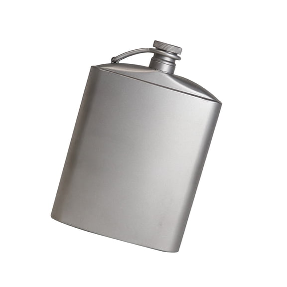 Portable Hip Flask 260ml/200ml with Screw Caps Portable Wine Bottle for Camping and Outdoors Adventure