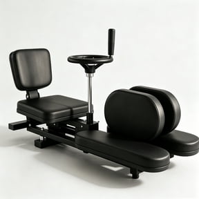 Portable Hip Stretcher with Universal Wheels, Leg Stretcher Machine and Split Machine, Ideal for Rehabilitation Stretching and Daily Flexibility Improvement