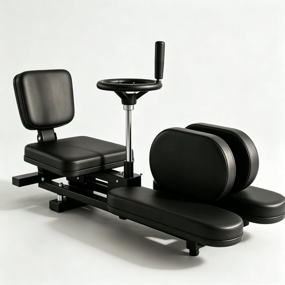 Portable Hip Stretcher with Universal Wheels, Leg Stretcher Machine and Split Machine, Ideal for Rehabilitation Stretching and Daily Flexibility Improvement
