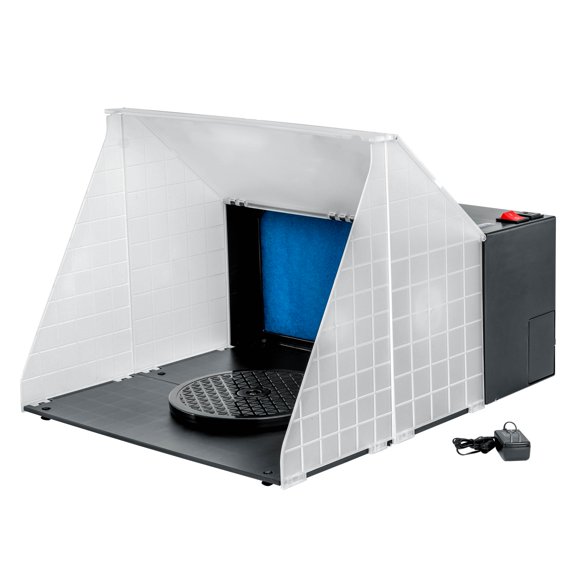 Portable Hobby Airbrush Paint Spray Booth Kit Odor Extractor Gun Toy Model Parts