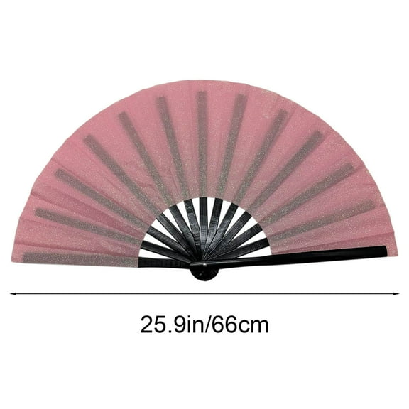 A Portable Holographic Folding Clap Fan For Line Dancing Party Gift Foldable Holding Design Lightweight Compact For Dance Enthusiasts Fitness Activities #8jaf2