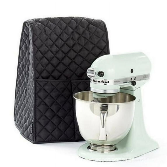 Portable Home Kitchen Dust-proof Stand Mixer Cover Quilted Pocket Organizer Bag For Kitchenaid