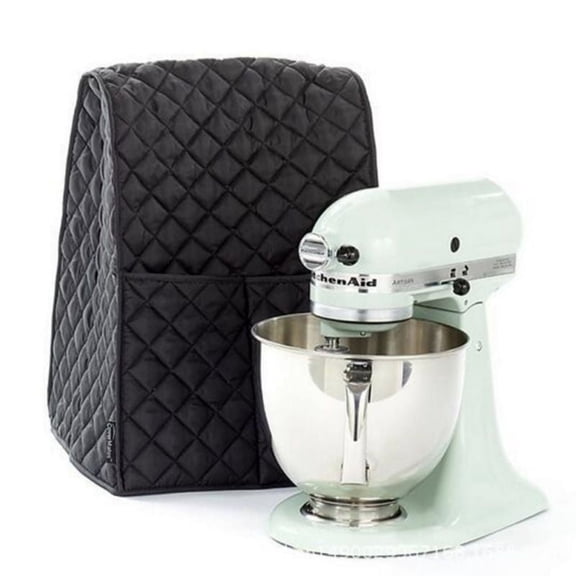 Portable Home Kitchen Dust-proof Stand Mixer Cover Quilted Pocket Organizer Bag
