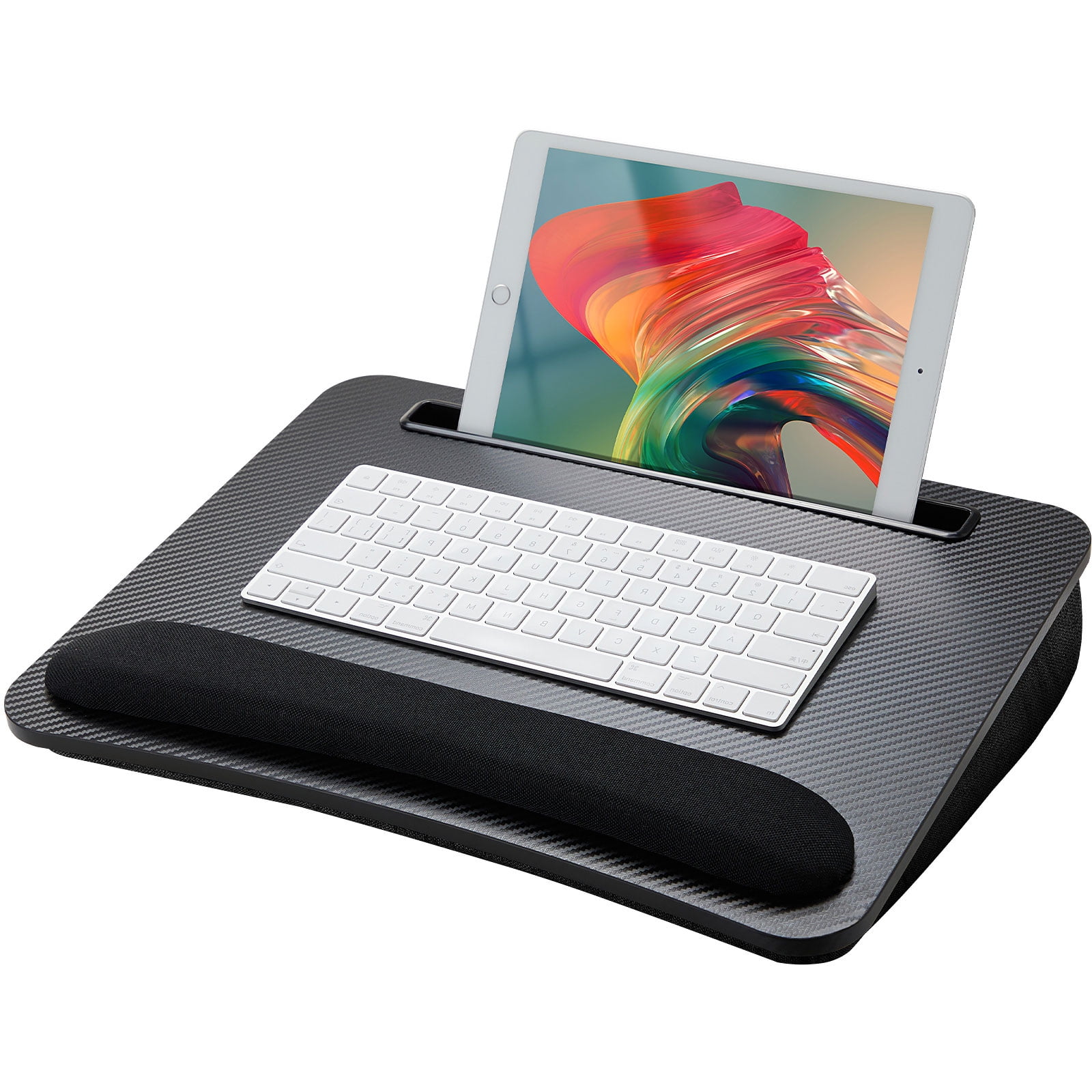 Portable Home Office Lap Desk with Pillow Cushion Fits Up To 15.6 Inch