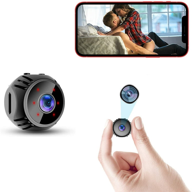  Wireless Camera Mini Hidden Spy Camera Portable Small Nanny Cam  Features with Body Pet HD 1080P Camera, Night Vision and Motion Detection  for Home Outdoor Office. : Electronics