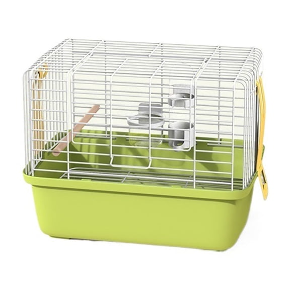 Portable Horizontal Wire Birdcage for Parrots Outdoor Travel Carry Bag Handheld Type