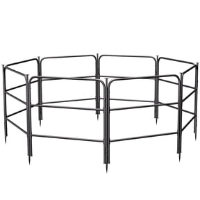 Portable Horse Corral Folding Fence - 8-Panel Livestock Enclosure for Horses, Cows, Sheep & Llamas, Outdoor Camping & Courtyard Use