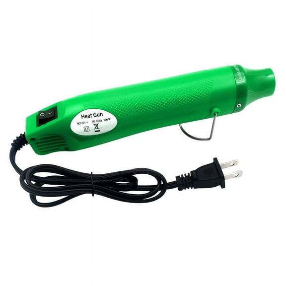Portable Hot Air Machine Mini for Embossing Shrink Wrapping Drying Paint US Plug Green