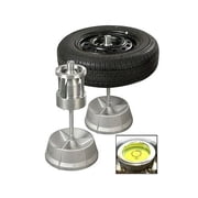 Portable Hubs Wheel Balancer W/ Bubble Level Heavy Duty Rim Tires Cars Trucks HD