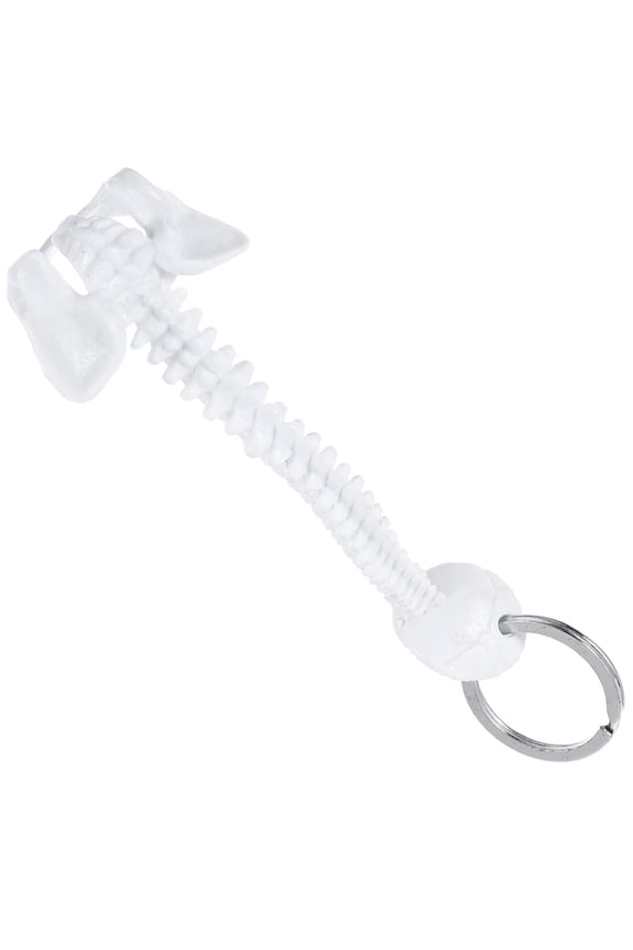 Portable Human Spine Skeleton Keychain Anatomical Model Keyring for Classroom Teaching Unique for Doctor