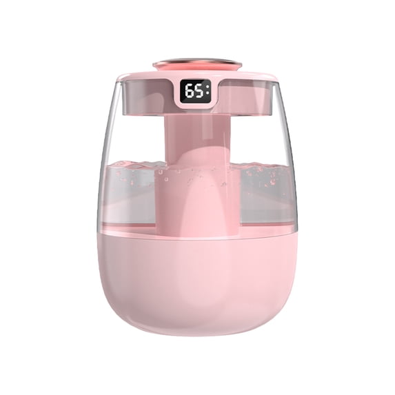 Portable Humidifier , 2.2L Humidifiers for Bedroom, USB Quiet Dual Spray Cold Mist Humidifier for Plants, Office, and Home Baby Nursery, 2 Gear and Night Light, Easy to Fill & Clean