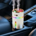 thumbnail image 1 of Portable Humidifier - 300ml Car & Desktop Humidifier for Dry Air Relief, Colorful Mood Lights for Office Bedroom and Personals Use, 2.7 x 6.1 Inch, 1 of 6
