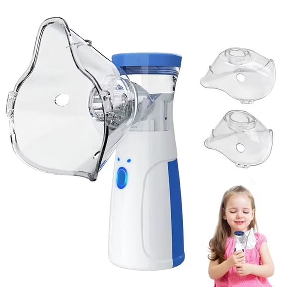 Portable Humidifier for Adults & Kids, Rechargeable Humidifier for Respiratory Problems, Portable Humidifier for Fast Acting Relief at Home,Intuitive LED Interface and Auto-Cleaning,
