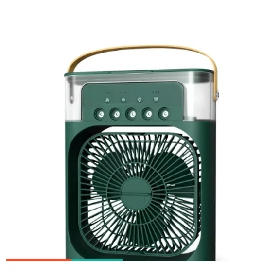 Portable Humidifier Fan Air Conditioners USB Electric Fan LED Night Light Water Mist Fun 3 In 1 Air Cooler Humidifie For