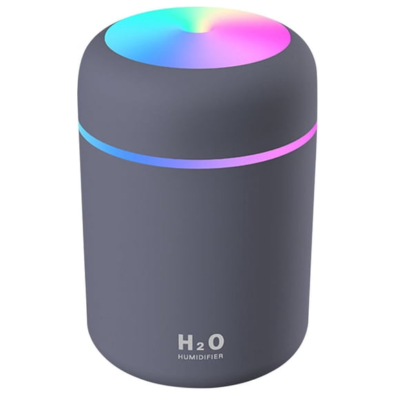 Portable Humidifier with Night Light, Gaqring 300ml Cool Mist Humidifier Safe Auto Shut-Off, 4H/6H Timing Portable Mini Humidifier for Bedroom Office Travel