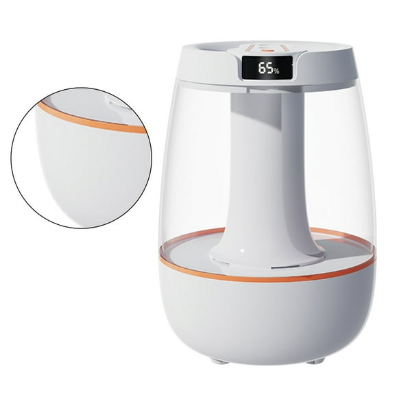 Portable Humidifier USB Powered with 2 Nozzles and Humidity Readout
