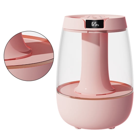 Portable Humidifier USB Powered with 2 Nozzles and Humidity Readout