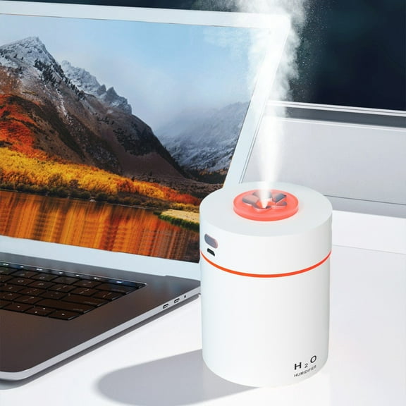 Portable Humidifiers for Travel Qwtwty Mini Humidifier, USB Desktop Humidifier, Night Humidifier, Auto Shut-Off, 240ml Cool Mist Mode, Super Quiet Suitable for Office Desktop Plants Car
