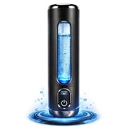 Portable Hydrogen Water Bottle Generator   Up to 6000+ PPB Pure H  | Advanced SPE/PEM Tech | 2-in-1 Dual-Use Maker, 8.45 oz, 1100 mAh Battery for Enhanced Hydration & Wellness
