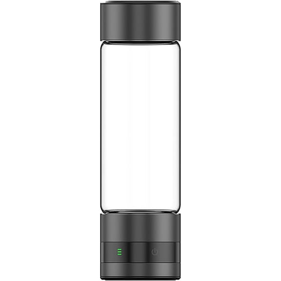 Portable Hydrogen Water Bottle Generator, Rechargeable PEM Hydrogen Water Ionizer, Smart Hydrogen-Rich Water Cup 460ml, Molecular Hydrogen Water Bottle for Travel, Fitness & Daily Hydration