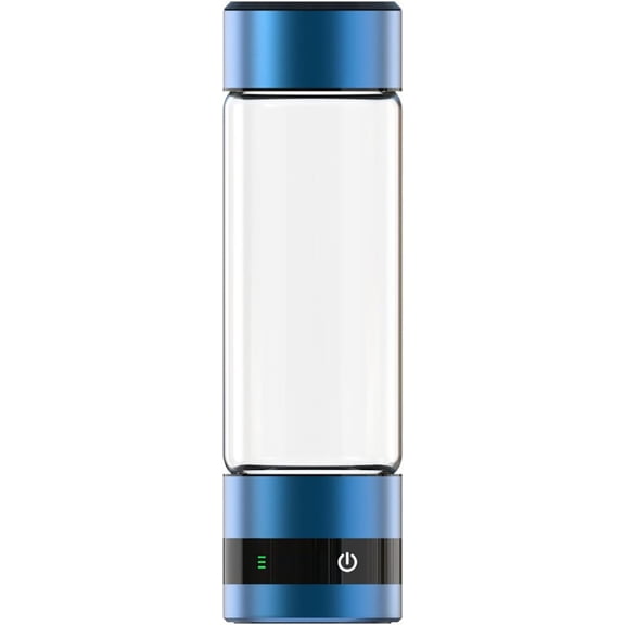 Portable Hydrogen Water Bottle Generator, Rechargeable PEM Hydrogen Water Ionizer, Smart Hydrogen-Rich Water Cup 461ml, Molecular Hydrogen Water Bottle for Travel, Fitness & Daily Hydration