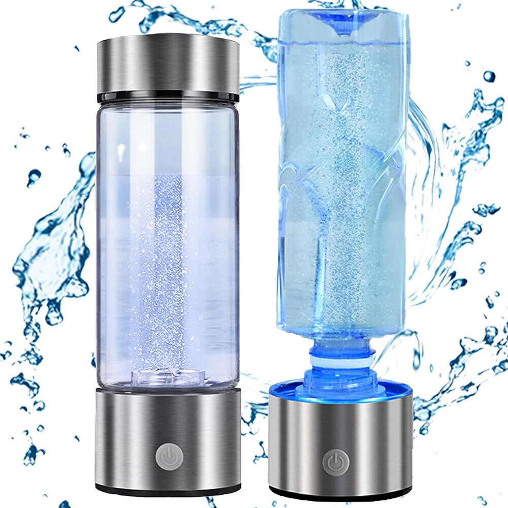 LevelUpWay - Glass Hydrogen Generator Water Bottle SPE PEM Technology Water  Ionizer 