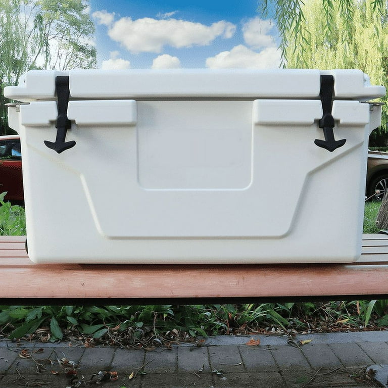 Portable Ice Cooler, Outdoor Camping Picnic Fishing Portable Cooler 65QT,  Portable Insulated Cooler Box For Bbq, Camping, Pincnic, And Other Outdoor  Activities, White 