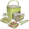 thumbnail image 1 of Portable Ice Maker Tray with Lid and Storage Box, BPA Free Ice Mold for Freezer, Stackable Easy Release Silicone Ice Container, 1 of 5