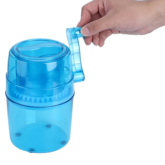 Portable Ice Shaver and Snow Cone Machine, Household Hand Crank Manual Ice Crusher,Mini Manual Ice Crusher,Ice Shaver Machine Maker, Kitchen Utensils