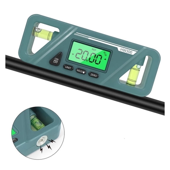 Portable Inclinometer Digital Protractor Angle Finder Level Inclinometer ,Water-Proof & Dust Resistant